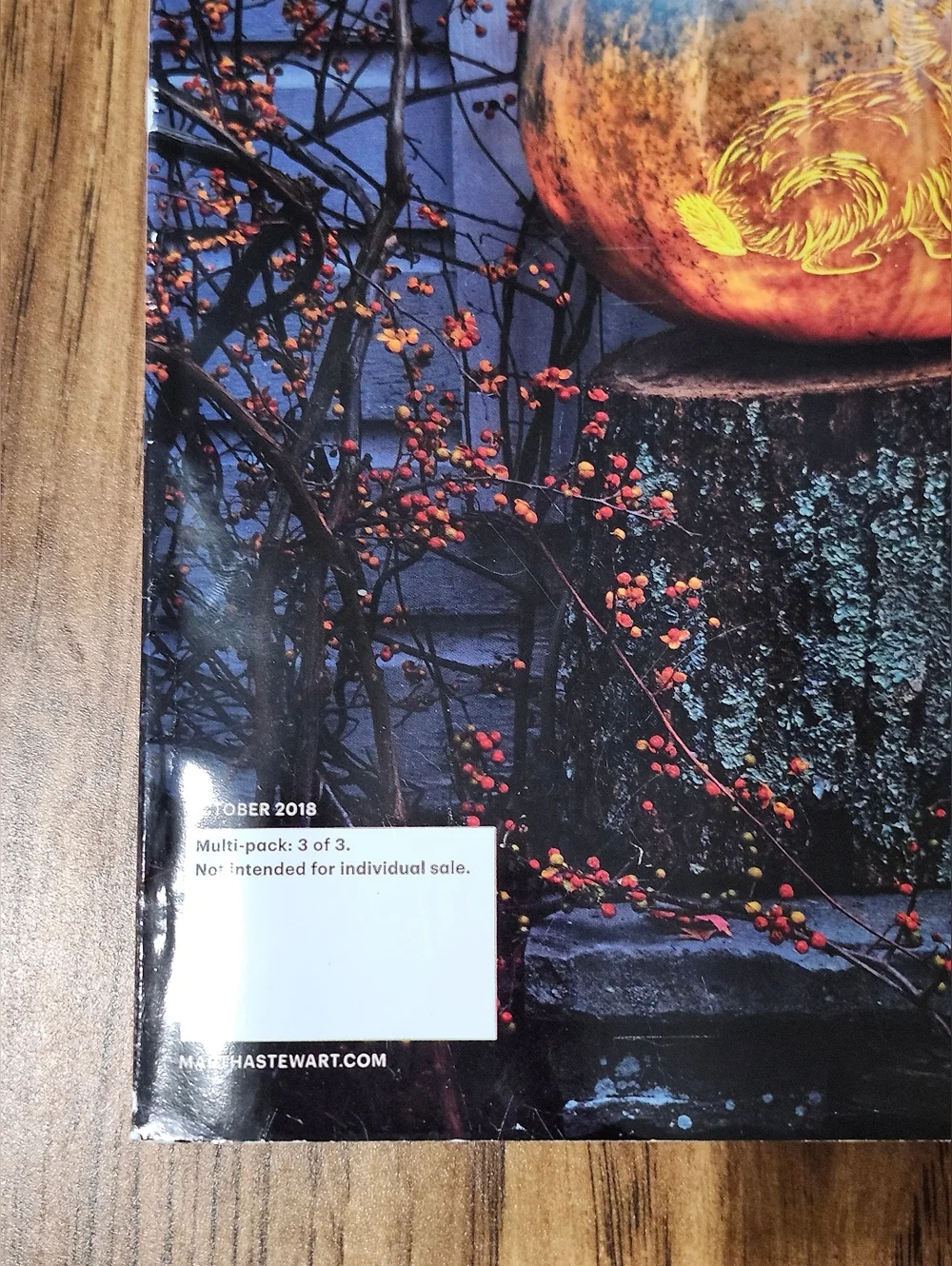 Martha Stewart Living Magazine Oct 2018 Fall Aglow Halloween Ideas Recipe Cards - Picture 4 of 15